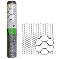 Drótháló 25x0,5M hatszögletű 25mm D=0,7mm horganyzott (3121531)