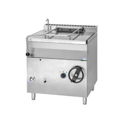 Gasztrometál gázüzemű billenő serpenyő inox fenékkel, 80L (GBS85.98)