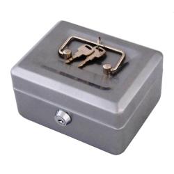 Pénzes kazetta betéttel 15 x 8 x12 ezüst (3490507)