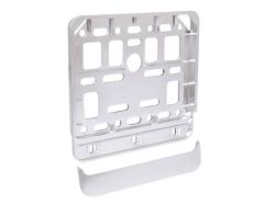 Motoros rendszámtábla keret, króm (CM58480)