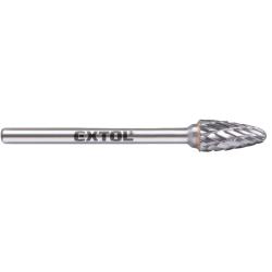 Extol Industrial keményfém turbómaró, íves, kerek orrú 6×13mm/szár 3mm (8703853)