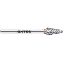 Extol Industrial keményfém turbómaró, kúpos, kerek orrú 6×13mm/szár 3mm (8703883)