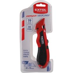 Extol Premium PVC vágókés, 5 db trapézpengével (8855001)