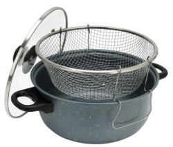 Krumplisütő lábas 24 cm tapadásmentes 3 részes (12423)