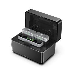 Ulanzi AM18 U-mic 2.4GHz vezeték nélküli duális mikrofon szett, usb-a, usb-c, lightning csatlakozás