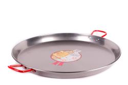 Garcima 70 cm-es polírozott paella serpenyő, szeletsütő