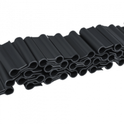 Bradas rögzítő kapcsok kerítéstakaró szalaghoz, szürke, 4,75 cm, 40db/csomag (1503190 - TOBKS4740DGY