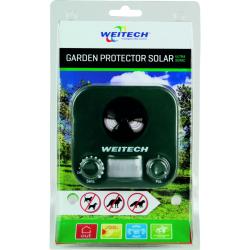 Weitech ultrahangos kutya-macska riasztó, napelemes, 75 m2 (WK0053)