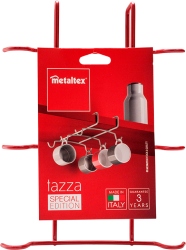 Metaltex Tazza Special Edition csészetartó, piros színű (364926-P)