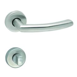 Kilincs rozettás WC inox Gino (3675258)