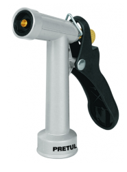 PRETUL PIM-4 fém állítható locsolópisztoly, 10 cm (T22750)