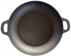 Öntvény lapos edény 28,5cm (16140)