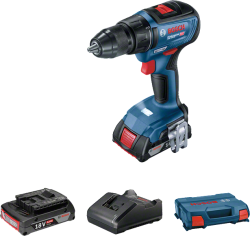 Bosch GSR 18V-50 akkus fúrócsavarozó 2x2,0 Ah akkumulátorral (06019H5000)