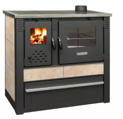 Warnex Panonia csempés sparhelt, bézs, jobbos (PRO-SPAR-003)