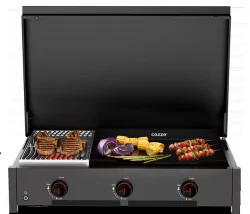 Cozze G-900 COMBO grill gázüzemű rostlap és steak