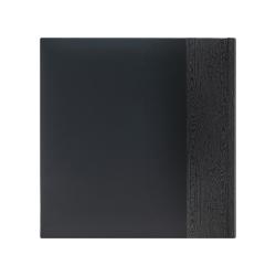 Kenro Kington fotóalbum, memo, 200db 10x15, faerezet minta, PHOTOGRAPH dombornyomott felirat, fekete