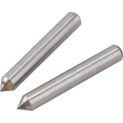 Tartalék gravírozó fej, 2 db, a 404130 mini gravírozó géphez; volfrám-karbid (vídia), 3,1×21 mm (404