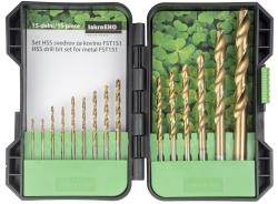 Iskra Ero HSS fémfúró készlet, 15 részes FST151 (IS12618)
