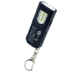 Home tölthető dupla LED lámpa kulcstartóval (WLKEY)