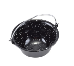 Perfect Home zománcozott tálaló bogrács 0,8L, fekete (14991)