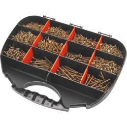 Extol forgácslapcsavar készlet 2000db, 12 méret, 3x16mm-5x60mm (1441)