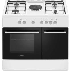 MPM kombinált tűzhely, fehér (MPM-96-KGE-15)