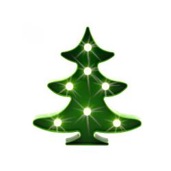 Home LED-es asztali dekoráció, fenyőfa (PLM 7/T)