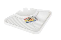 Gumitalpas sarokpolc kádhoz műanyag (357)