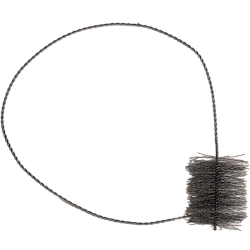 Füstcső kefe 1.5 m-es acél szárral /kandalló kefe/ (11919)