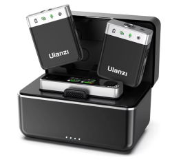 Ulanzi AM18 U-mic 2.4GHz vezeték nélküli duális mikrofon szett (UL-A018GBB2)