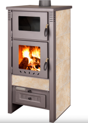 Warnex Taurus csempés sütős kandalló (bézs) (PRO-KAND-013)