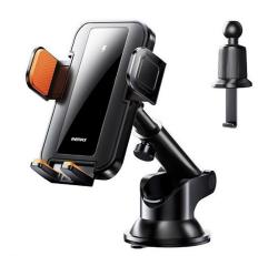 REMAX autós tartó (szellőzőre, szélvédőre, gravitációs, 15W, wireless, állítható, 4-6,9