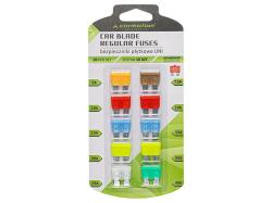 Carmotion penge biztosítékok UNI LED jelzővel, 10db (63600)