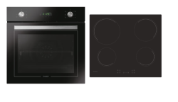 Candy Moderna PCT25CBCH64CCB beépíthető szett: sütő + kerámia főzőlap