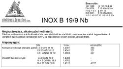 Elektróda INOX B 19/9 NB 3.25 mm 4.5 kg (11149)