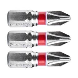 Fortum behajtóhegy PH, 3 db, S2 acél; PH 2×25mm, bliszteren (4741202)