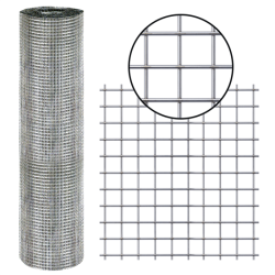 Háló 10 x 1 m ponthegesztett 16 x 16 mm d=1 mm horganyzott (3121546)