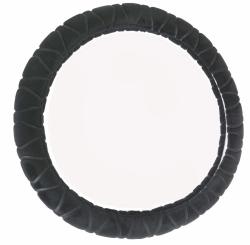 Plüss kormányvédő 38cm, fekete (2185BK)