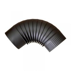 Füstcső könyök fekete fi 120 mm (13664)