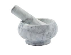 Márvány mozsár + törő (72217)