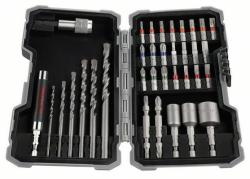 Bosch PRO-Mix betonfúró, bit és dugókulcs készlet 35 részes (2607017326)
