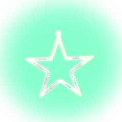 Home LED-es ablakdísz, csillag (KID 411)