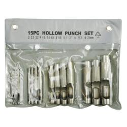 Vorel bőrlyukasztó készlet, 15 részes (TOY-76700)