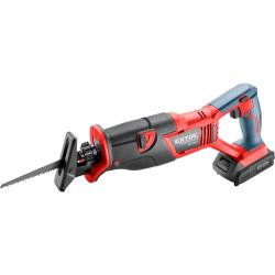 Extol Premium akkus szablyafűrészgép, 20V, Li-ion, 1db akku, 1db töltő, 2000 mAh, 0-3000 ford/perc (