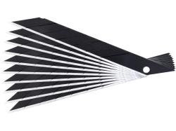 Fortum acél pótpenge 10 db, fekete, tripla vágóéllel (4780028A)