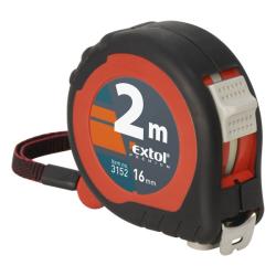 Extol mérőszalag 2 stoppos 2mx16mm, gumis (3152)