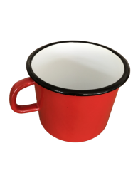 Bonyhádi hagyományos tejforraló zománcozott 14 cm 1,5 liter