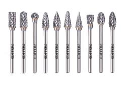 Extol Industrial mini keményfém turbómaró (rotormaró) készlet, 10 db (8703810)