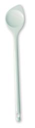 Hőálló műanyag keverőkanál csúcsos (122-fehér)