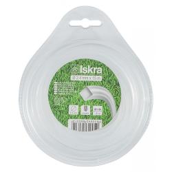 Iskra műanyag vágószál 2,4mm x 15m, négyzet